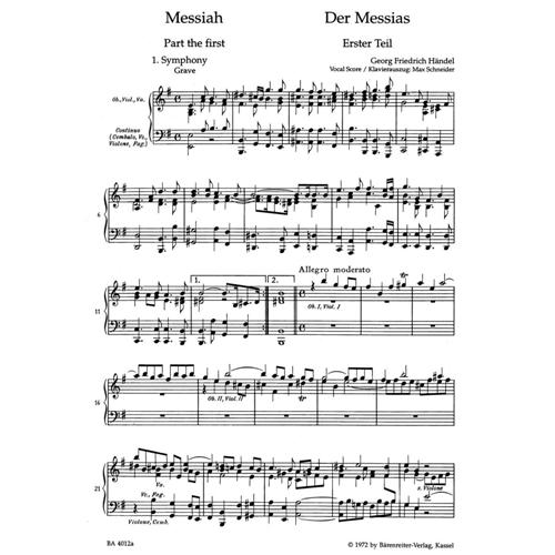 HANDEL G. F.: MESSIAH HWV 56