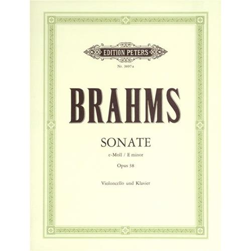 BRAHMS J: SONATA IN MI MINORE OP. 38 PER VIOLONCELLO E PIANOFORTE