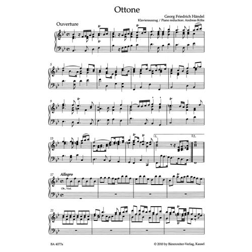 HANDEL G. F.: OTTONE HWV 15