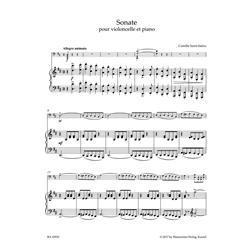 SAINT SAENS C.: SONATA FOR VIOLONCELLO AND PIANO D MAJOR - INCOMPLETE