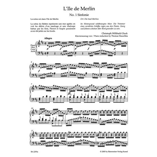 GLUCK C. W.: L'ILE DE MERLIN OU LE MONDE RENVERSÉ