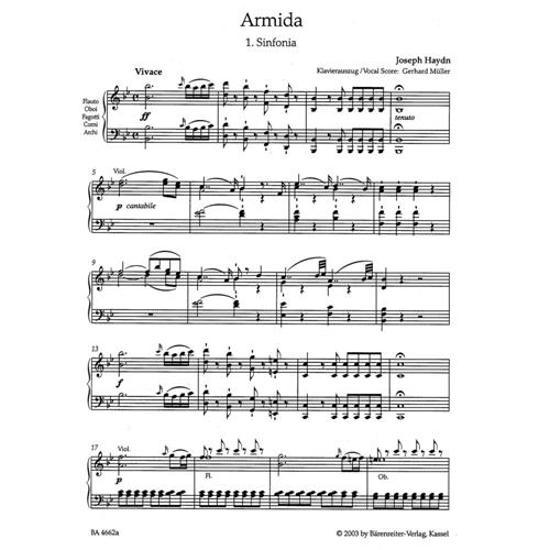 HAYDN F. J.: ARMIDA HOB. XXVIII:12