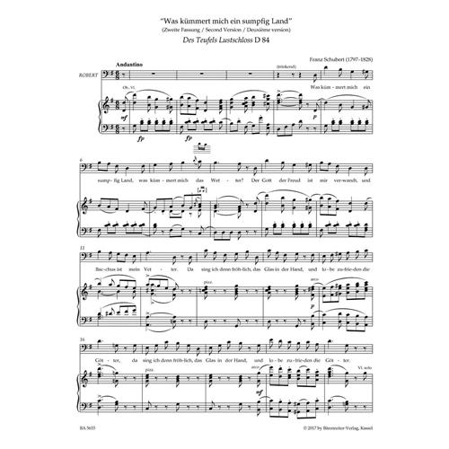 SCHUBERT F.: SELECTED OPERA ARIAS FOR BARITONE - URTEXT