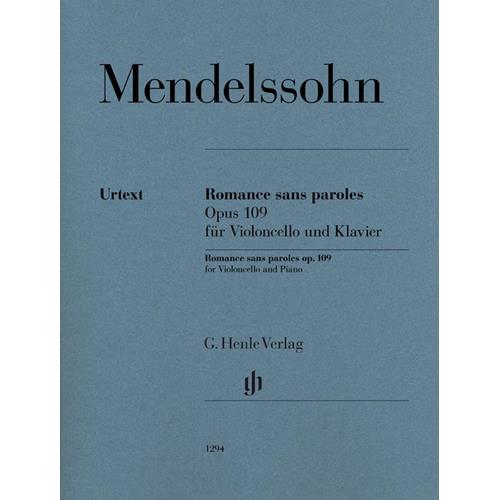 MENDELSSOHN B. F.: ROMANCE SANS PAROLES OP. 109 - URTEXT