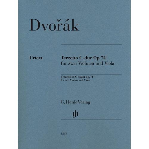 DVORAK A.: TERZETTO C MAJOR OP. 74 PER 2 VIOLINI E VIOLA - URTEXT