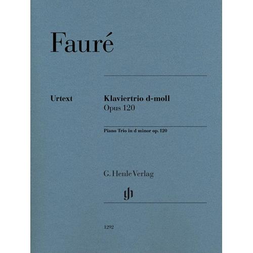 FAURÉ G.: PIANO TRIO D MINOR OP. 120- URTEXT