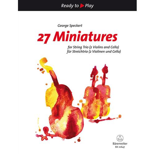 SPECKERT G.: 27 MINIATURES FOR STRING TRIO