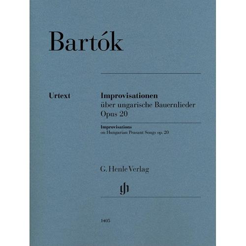 BARTOK B.: IMPROVISATIONS ON HUNGARIAN PEASANT SONGS OP. 20 - URTEXT