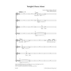 JANSSON M.: TONIGHT I DANCE ALONE SSAATTBB
