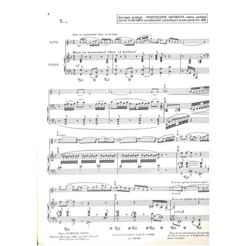 IBERT J.: HISTOIRES... LE CORTEGE DE BALKIS POUR FLUTE ET PIANO