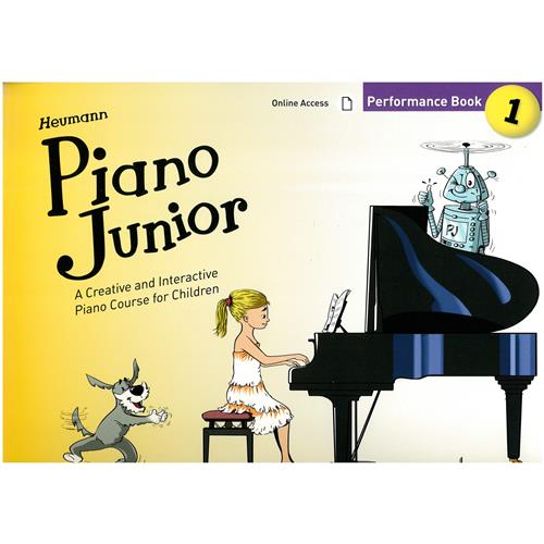 HEUMANN H. G.: PIANO JUNIOR - A CREATIVE PIANO COURSE FOR CHILDREN - PERFORMANCE BOOK 1 CON ONLINE ACCESS
