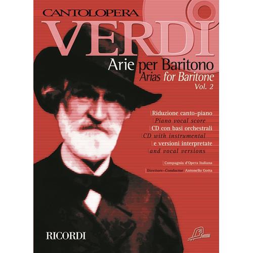 CANTOLOPERA: VERDI - ARIE PER BARITONO VOL. 2 CON CD 