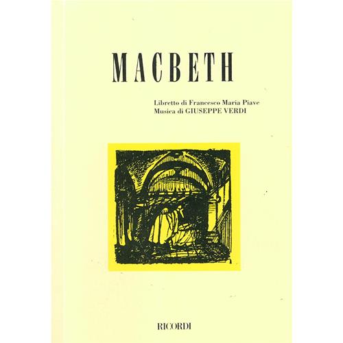 VERDI G.: MACBETH - LIBRETTO