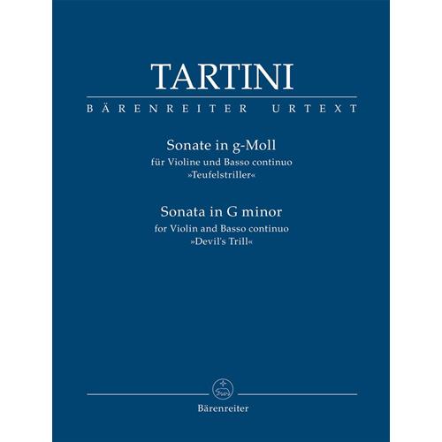 TARTINI G.: SONATA G MINOR "DEVILS TRILL" - PARTI - URTEXT