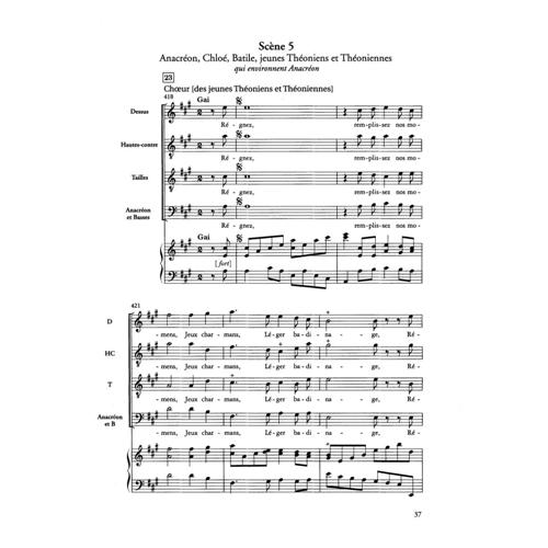 RAMEAU J. P.: ANACREON