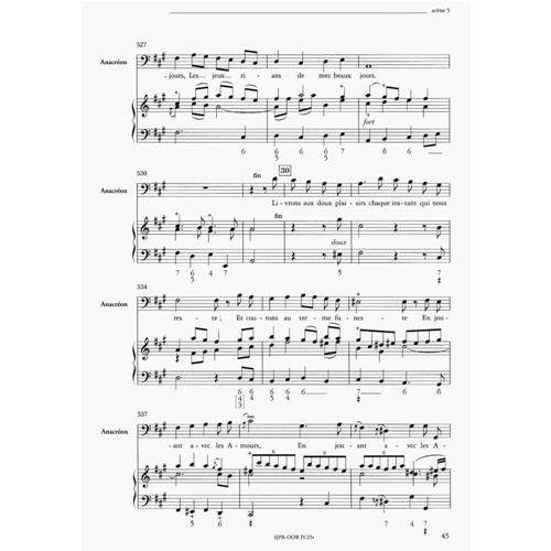 RAMEAU J. P.: ANACREON