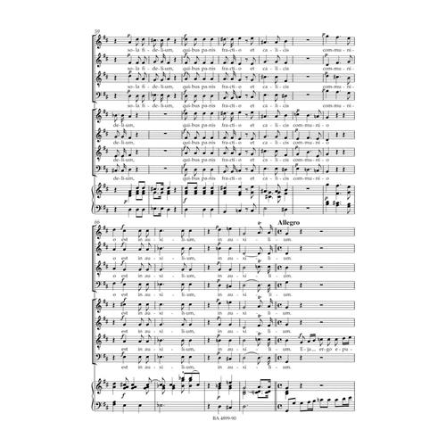 MOZART W. A.: VENITE POPULI KV 260 (248A)- VOCAL SCORE C-PF URTEXT