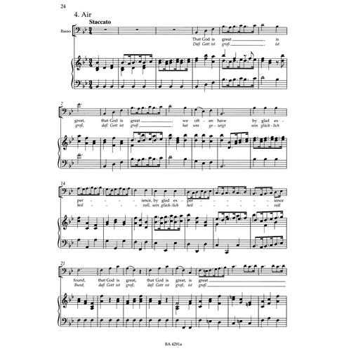 HANDEL G.F.: O PRAISE THE LORD WITH ONE CONSENT HWV 254 - VOCAL SCORE C-PF URTEXT