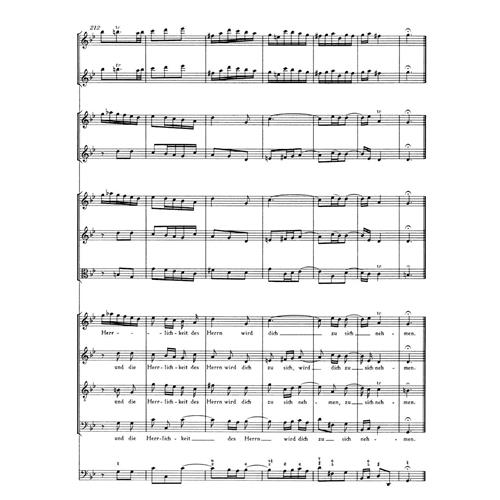BACH J. S.: BREAK WITH HUNGRY MEN THY BREAD BWV 39 - STUDY SCORE (FULL SCORE) URTEXT
