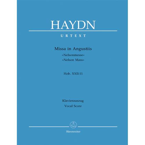 HAYDN F. J.: MISSA IN ANGUSTIIS "NELSON MASS" HOB. XXII:11  - VOCAL SCORE C-PF URTEXT