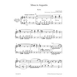 HAYDN F. J.: MISSA IN ANGUSTIIS "NELSON MASS" HOB. XXII:11  - VOCAL SCORE C-PF URTEXT