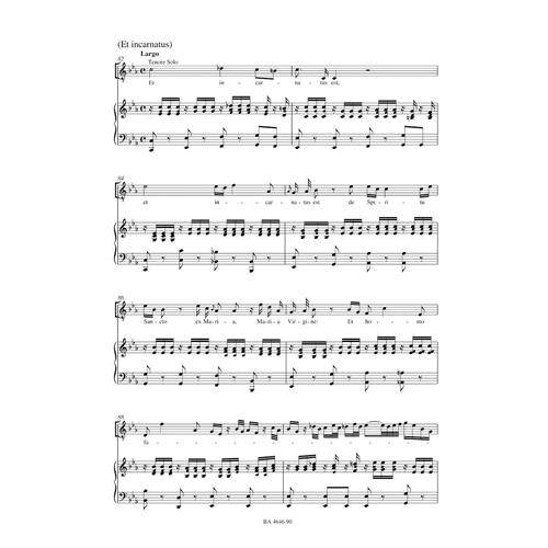 HAYDN F. J.: MISSA IN HONOREM BEATISSIMAE VIRGINIS MARIE IN E- FLAT MAJOR "GREAT ORGAN MASS" HOB. XXII:4  - VOCAL SCORE C-PF URTEXT
