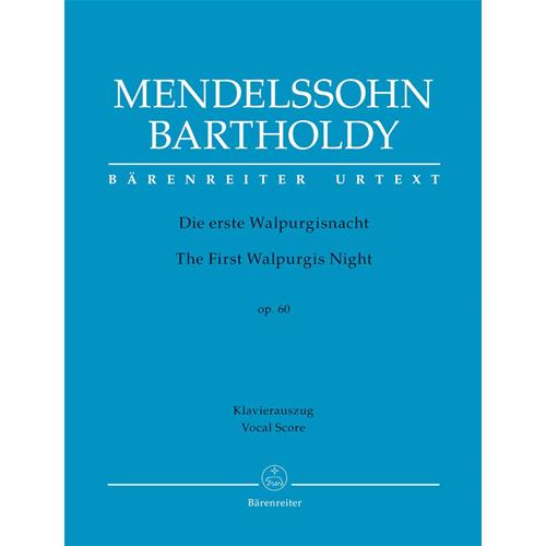 MENDELSSOHN B. F.: THE FIRST WALPURGIS NIGHT OP. 60 - VOCAL SCORE C-PF URTEXT