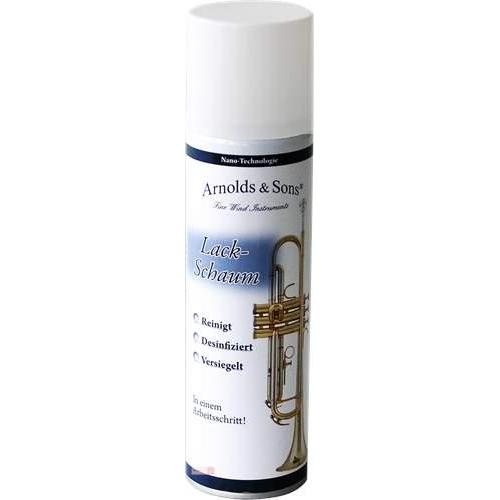 LACQUER FOAM MEGASCHAUM BOMBOLETTA SPRAY SCHIUMA PER STRUMENTI LACCATI