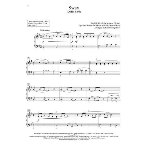 THOMPSON J.: POPULAR PIANO SOLOS - CORSO DI PIANOFORTE PER ADULTI VOL. 2