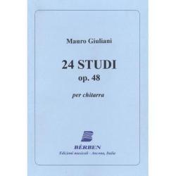 GIULIANI M.: 24 STUDI OP. 48 PER CHITARRA