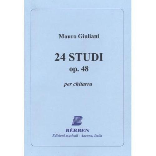 GIULIANI M.: 24 STUDI OP. 48 PER CHITARRA