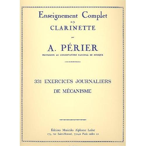 PERIER A.: 331 EXERCICES JOURNALIERS DE MECANISME