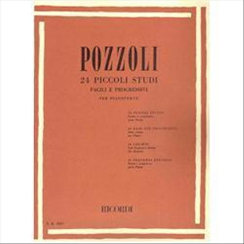 POZZOLI E.: 24 PICCOLI STUDI FACILI E PROGRESSIVI