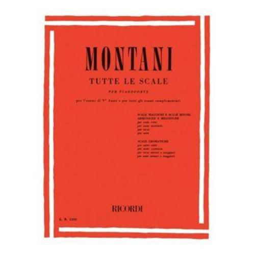 MONTANI P.: TUTTE LE SCALE PER PIANOFORTE