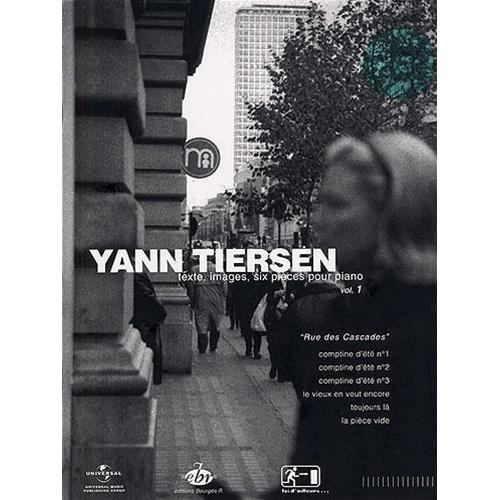 TIERSEN Y.: 6 PIECES FOR PIANO - RUE DES CASCADES VOL.1