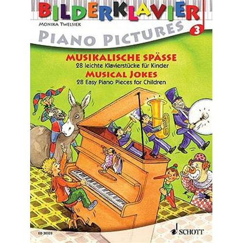 TWELSIEK M.: PIANO PICTURES 3 - MUSICAL JOKES